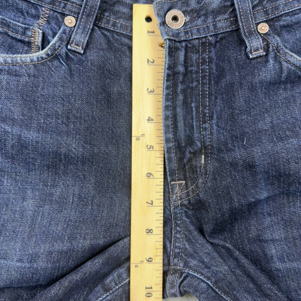 AG Adriano Goldschmied Mens Straight Leg Dark Wash Jeans 30x34